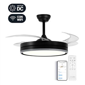 Ceiling Fan Universal Blue Black