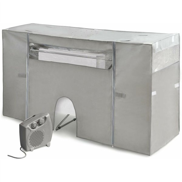 Clothesline Cover with Heater Rayen 6175 Grey 180 x 56 x 106 cm