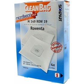 Replacement Bag for Vacuum Cleaner Scanpart M 149 ROW 19 ROWENTA