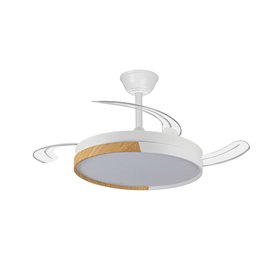 Ceiling Fan CristalRecord RETRACT CRISTAL ECORO 45W MD Transparent 45 W