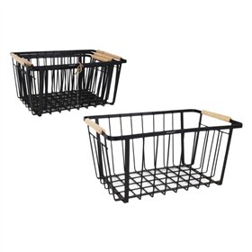 Multi-purpose basket Inde Percutti organizer 3 Pieces