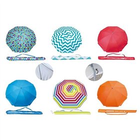 Sunshade UV protection Ø 220 cm Polinylon 8 Rods Iron