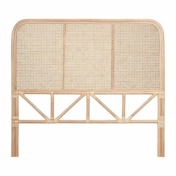 Headboard DKD Home Decor Natural Rattan 178 x 4 x 128 cm