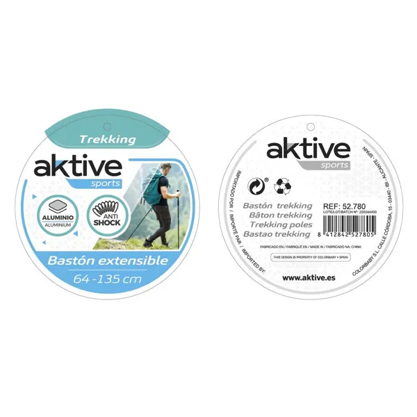 Trekking Stick Aktive 5,3 x 135 x 5,3 cm