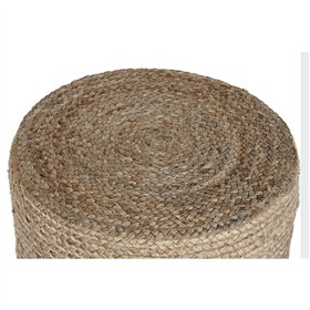 Footrest DKD Home Decor Brown Natural Urban 40 x 40 x 45 cm