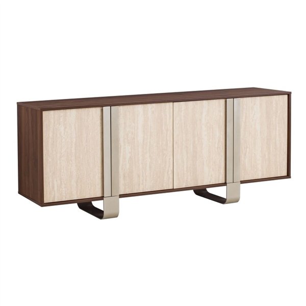 Sideboard Home ESPRIT Metal MDF Wood