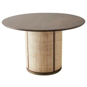 Dining Table Home ESPRIT Mango wood 130 x 130 x 76 cm