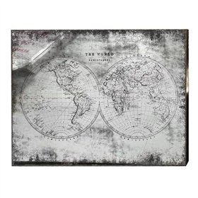 Wall mirror Home ESPRIT Black Golden Vintage 90 x 4 x 60 cm 90 x 3,5 x 60 cm