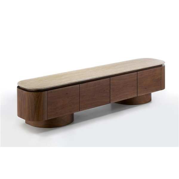 TV furniture Home ESPRIT Brown