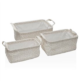 Basket set Versa Serpentine 28 x 18 x 14 cm