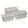 Basket set Versa Serpentine 28 x 18 x 14 cm