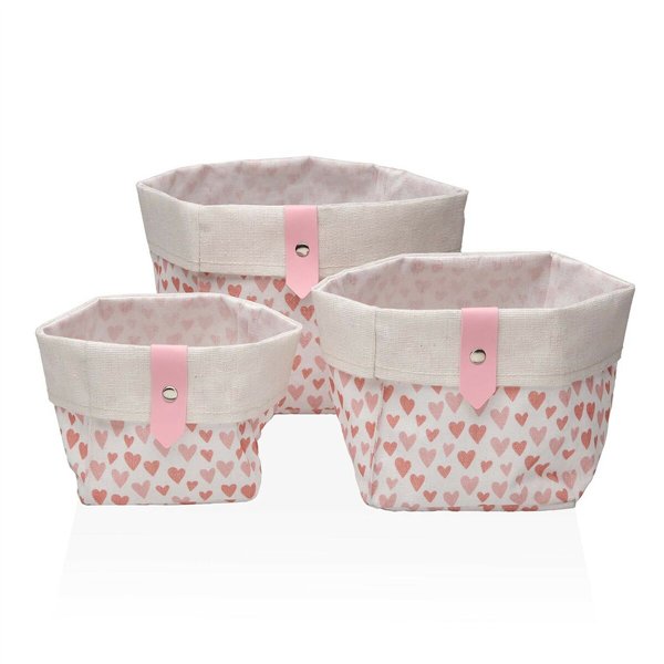 Basket set Versa Amore 14 x 14 x 14 cm