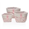 Basket set Versa Amore 14 x 14 x 14 cm