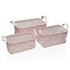 Basket set Versa Amore 28 x 18 x 14 cm