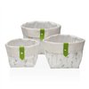 Basket set Versa Laison 14 x 14 x 14 cm