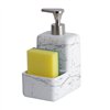 Soap Dispenser Versa Ceramic ABS Dolomite 9 x 19 x 12,5 cm