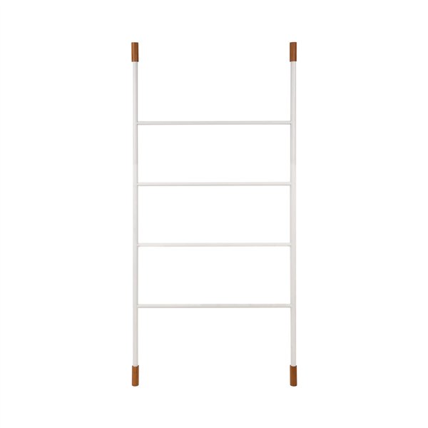 Towel Rail Versa Metal Bamboo 2,2 x 150 x 70 cm