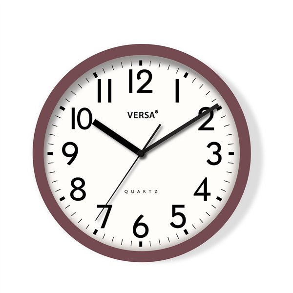 Wall Clock Versa Plastic 4,8 x 31 x 31 cm