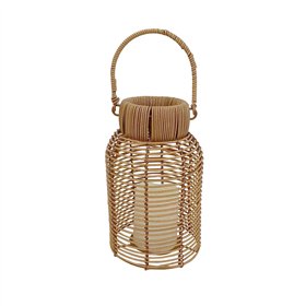 LED Lantern Versa Rattan