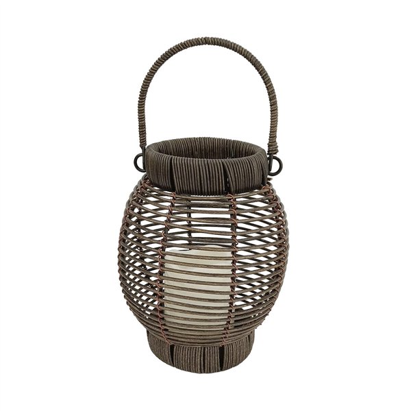 LED Lantern Versa Rattan