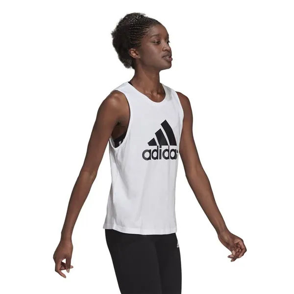 Women's Sleeveless T-shirt Adidas Bl Tk White