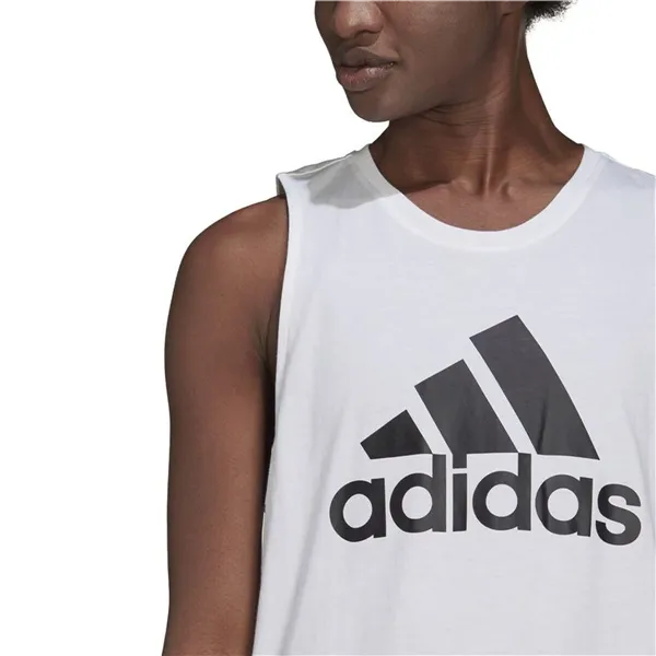 Women's Sleeveless T-shirt Adidas Bl Tk White