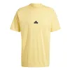 Men’s Short Sleeve T-Shirt Adidas Z.N.E. Yellow