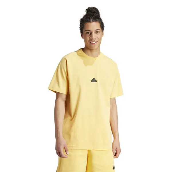 Men’s Short Sleeve T-Shirt Adidas Z.N.E. Yellow