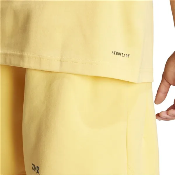 Men’s Short Sleeve T-Shirt Adidas Z.N.E. Yellow