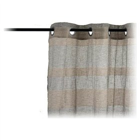 Curtains Gift Decor Beige Grey 140 x 0,1 x 260 cm