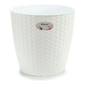 Plant pot Stefanplast 73480 White Plastic 29 x 26,5 x 29 cm 29 x 27 x 29 cm