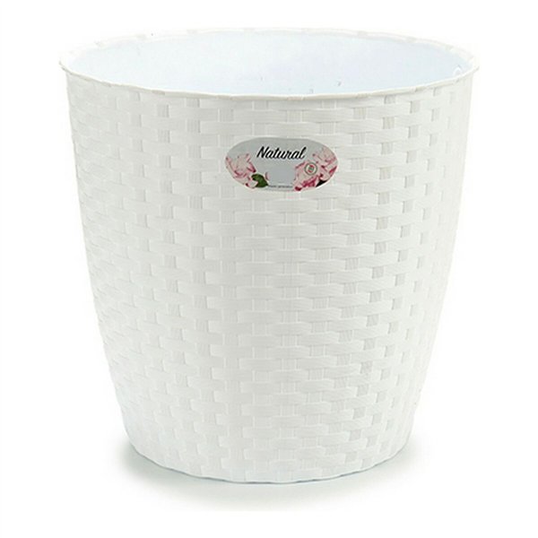 Plant pot Stefanplast 73480 White Plastic 29 x 26,5 x 29 cm 29 x 27 x 29 cm