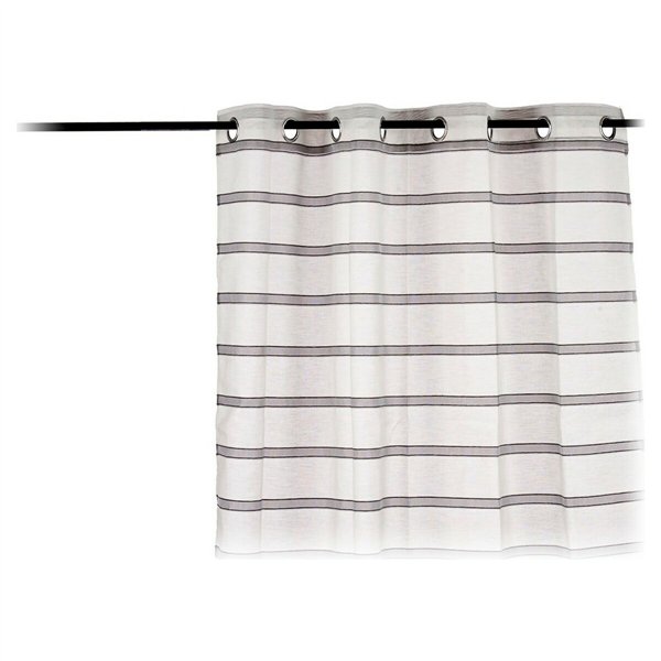 Curtain Gift Decor Grey 140 x 0,1 x 260 cm Net curtain Stripes