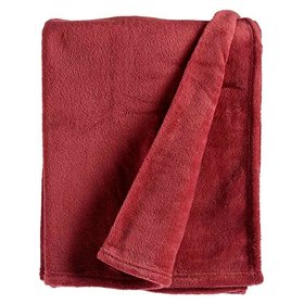 Fleece Blanket Gift Decor Pink 125 x 0,5 x 150 cm