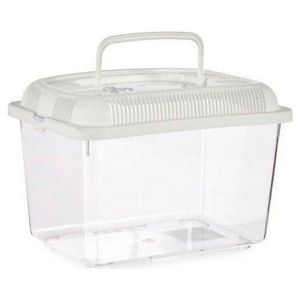 Fish tank Mascow White Transparent Plastic 3 L 17 x 16 x 24 cm