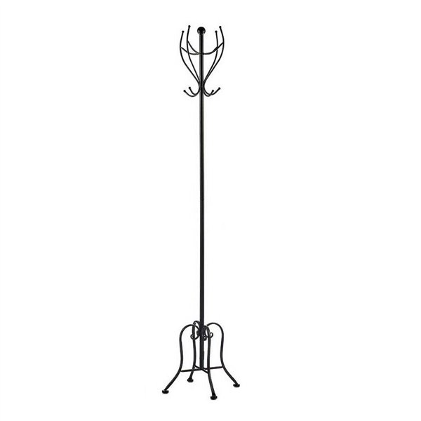 Coat rack Gift Decor Black Metal 30 x 180 x 30 cm