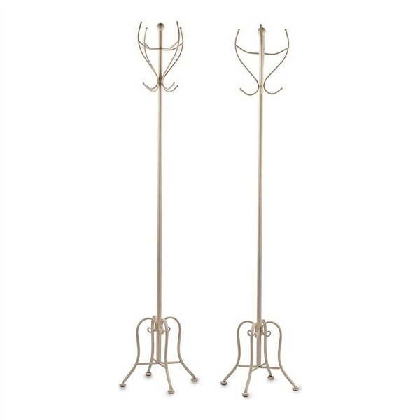 Coat rack Gift Decor Cream Metal 30 x 180 x 30 cm