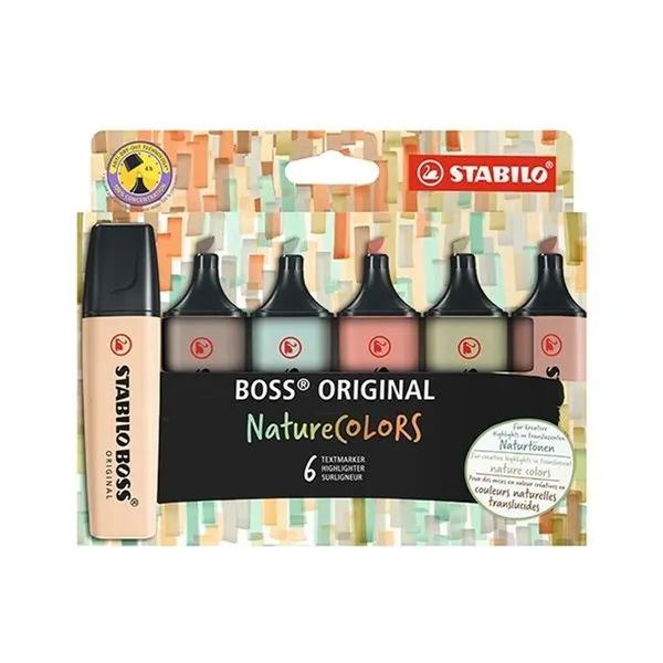 Highlighter Stabilo 70/6-2-2 Multicolour (6 Units)
