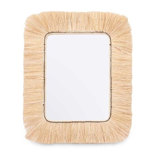 Wall mirror Gift Decor Brown 77 x 67 x 3 cm Rectangular