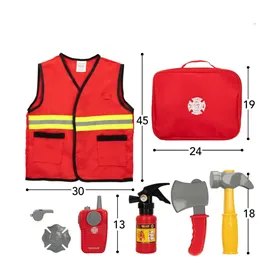 Fireman set Colorbaby Power Action! 8 Pieces
