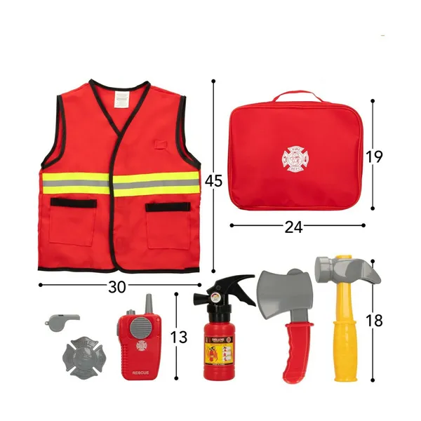 Fireman set Colorbaby Power Action! 8 Pieces