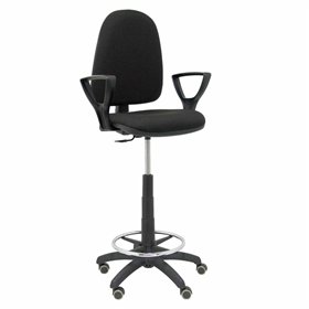 Stool Ayna bali Piqueras y Crespo T04CP Black PVC