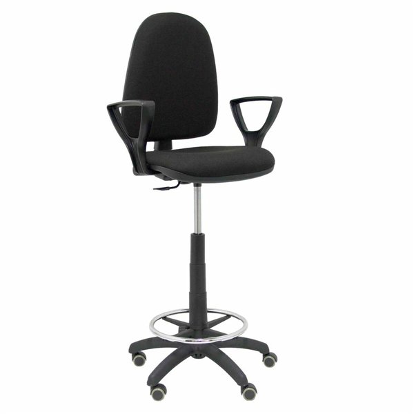 Stool Ayna bali Piqueras y Crespo T04CP Black PVC