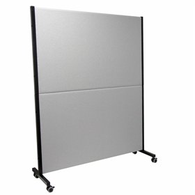 Folding screen Valdeganga Piqueras y Crespo ALI40RF Grey With wheels