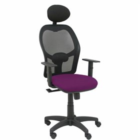 Office Chair with Headrest Piqueras y Crespo B10CRNC Purple