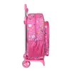 School Rucksack with Wheels Minnie Mouse Lucky Pink 33 x 42 x 14 cm