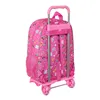 School Rucksack with Wheels Minnie Mouse Lucky Pink 33 x 42 x 14 cm