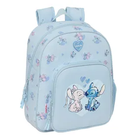 School Bag Lilo & Stitch Light Blue 28 x 34 x 10 cm