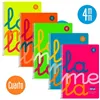 Notebook Lamela Multicolour White Quarto 80 Sheets