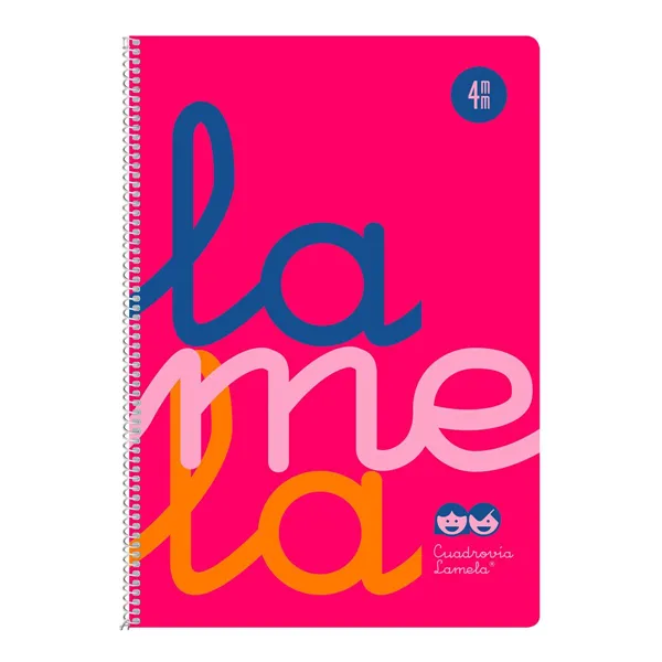 Notebook Lamela Multicolour White Quarto 80 Sheets